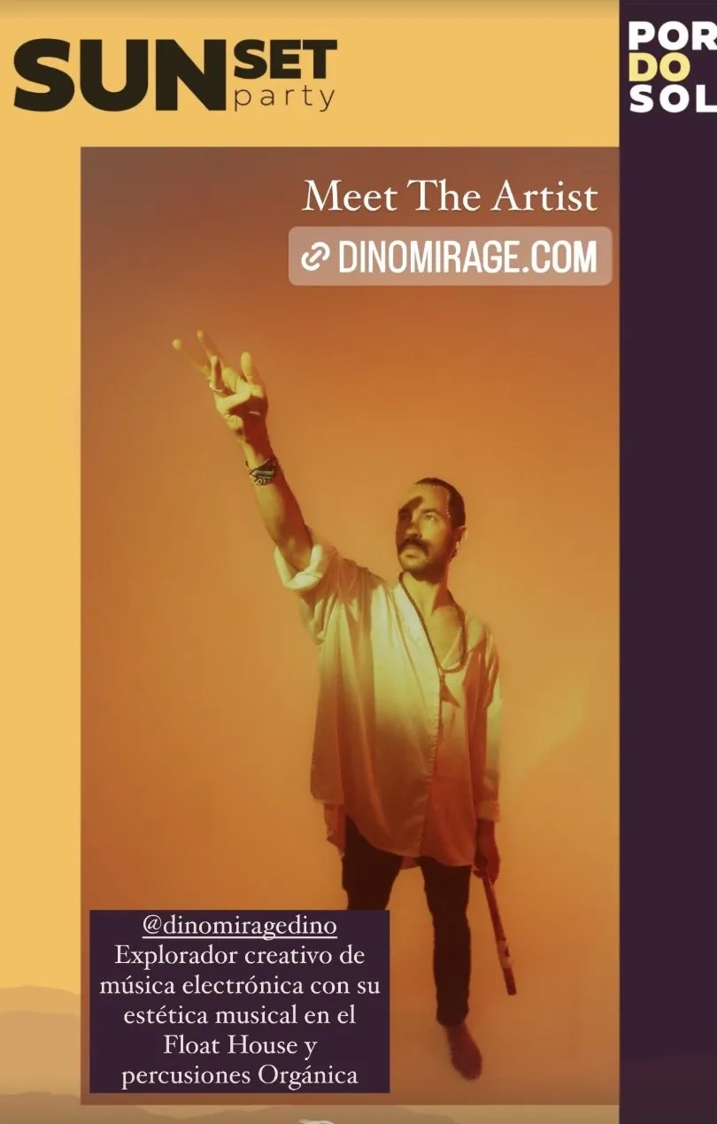Afiche de Por Dö Sol, 2024, publicado en el Instagram de Bem Te Vi
